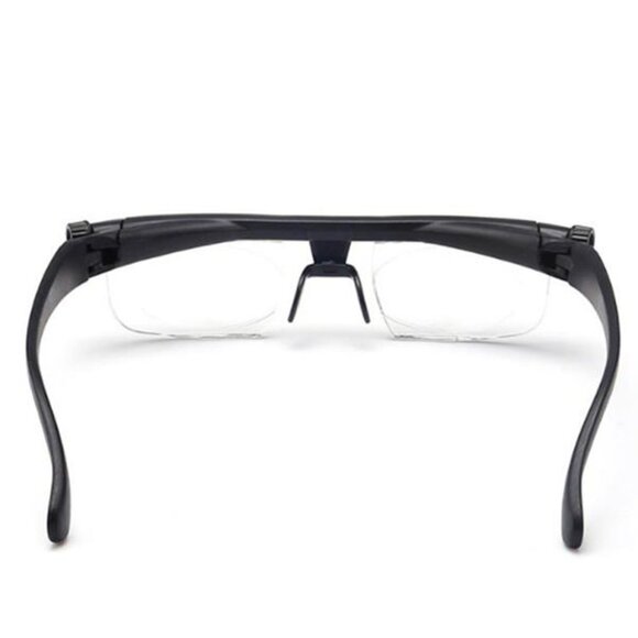 Dial Adjustable Glasses Variable Focus Distance Vision Eyeglasses For Reading - Picture 4 of 5